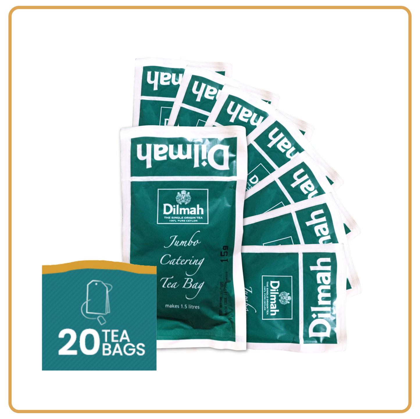 Jumbo Catering Tea Bag - 20 Pack