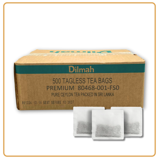 Premium Ceylon Black Tea - 500 Tagless Tea Bags