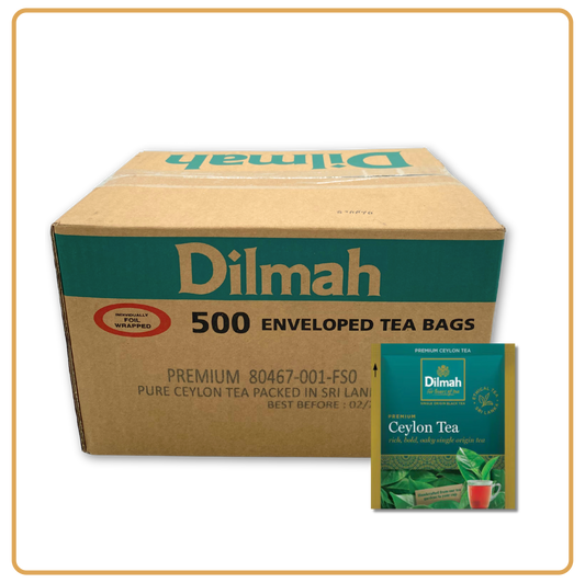Premium Ceylon Black Tea - 500 Enveloped Tea Bags
