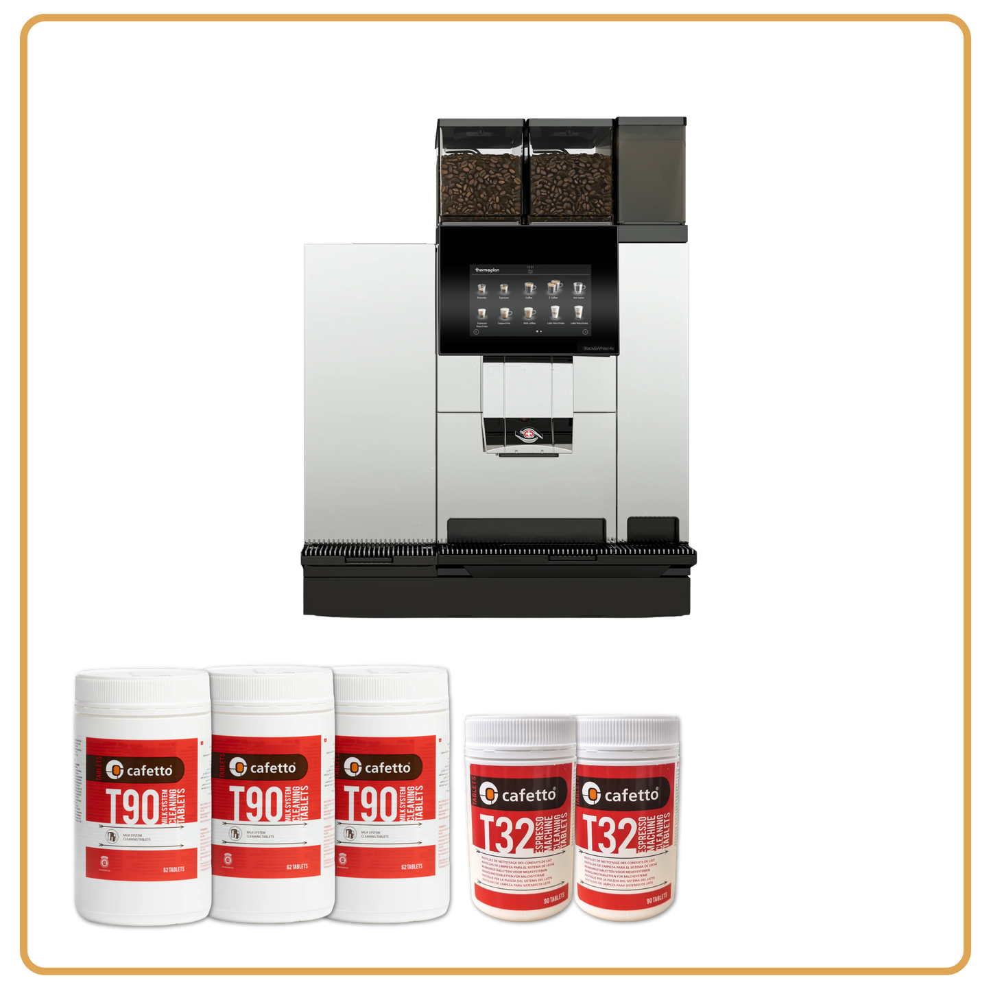 Thermoplan Black & White 3 Complete Cleaning System - 3 Month Supply