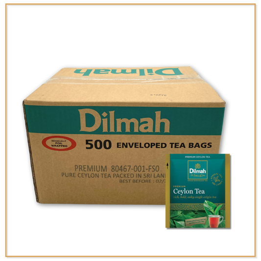 Premium Ceylon Black Tea - 500 Enveloped Tea Bags