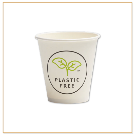 Plastic Free Takeaway Cups 8oz 80 mm