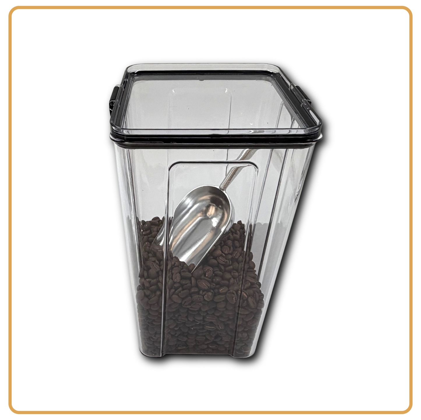 Large Coffee Bean Storage Container with Scoop
