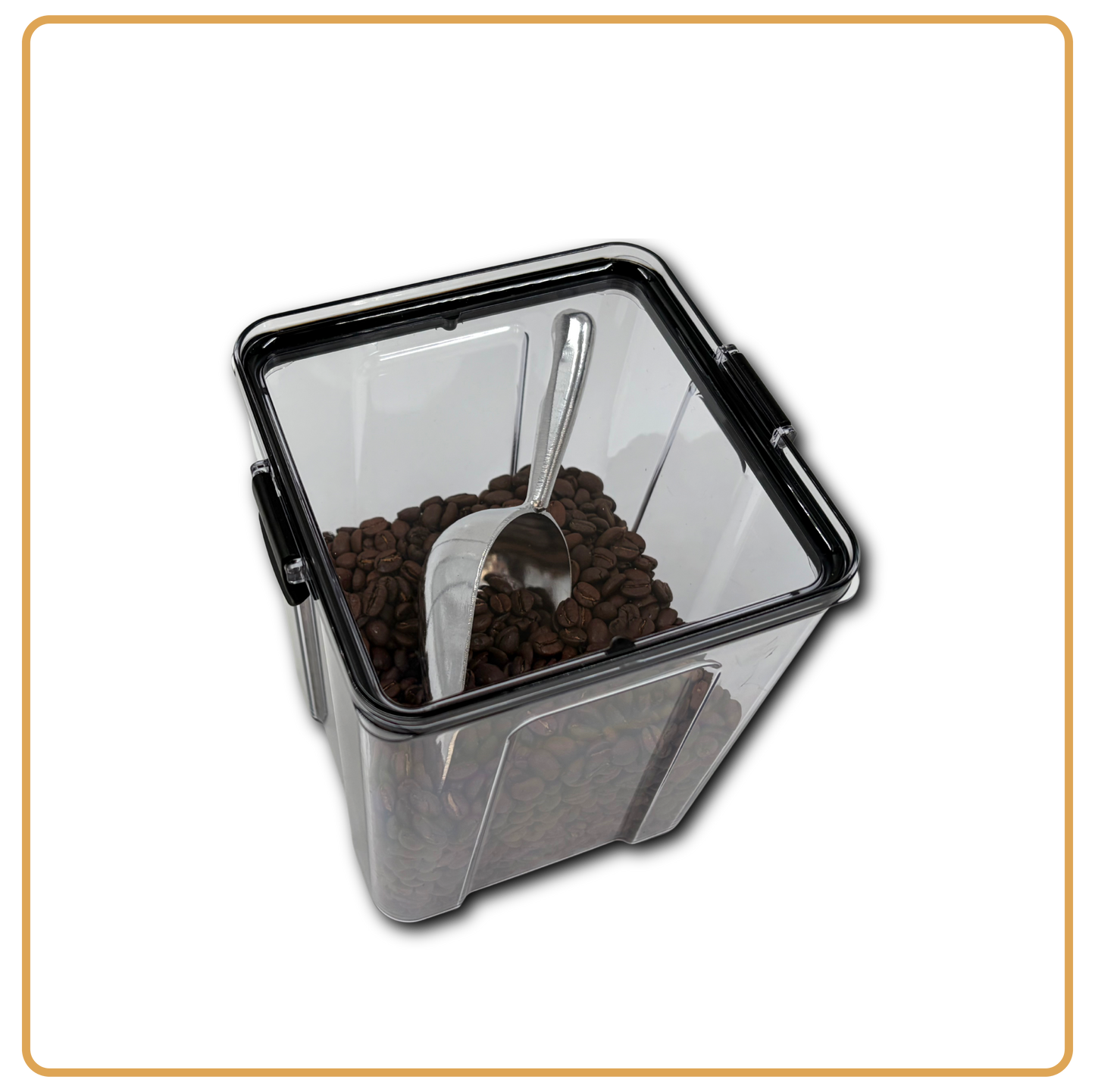 Medium Coffee Bean Storage Container with Scoop