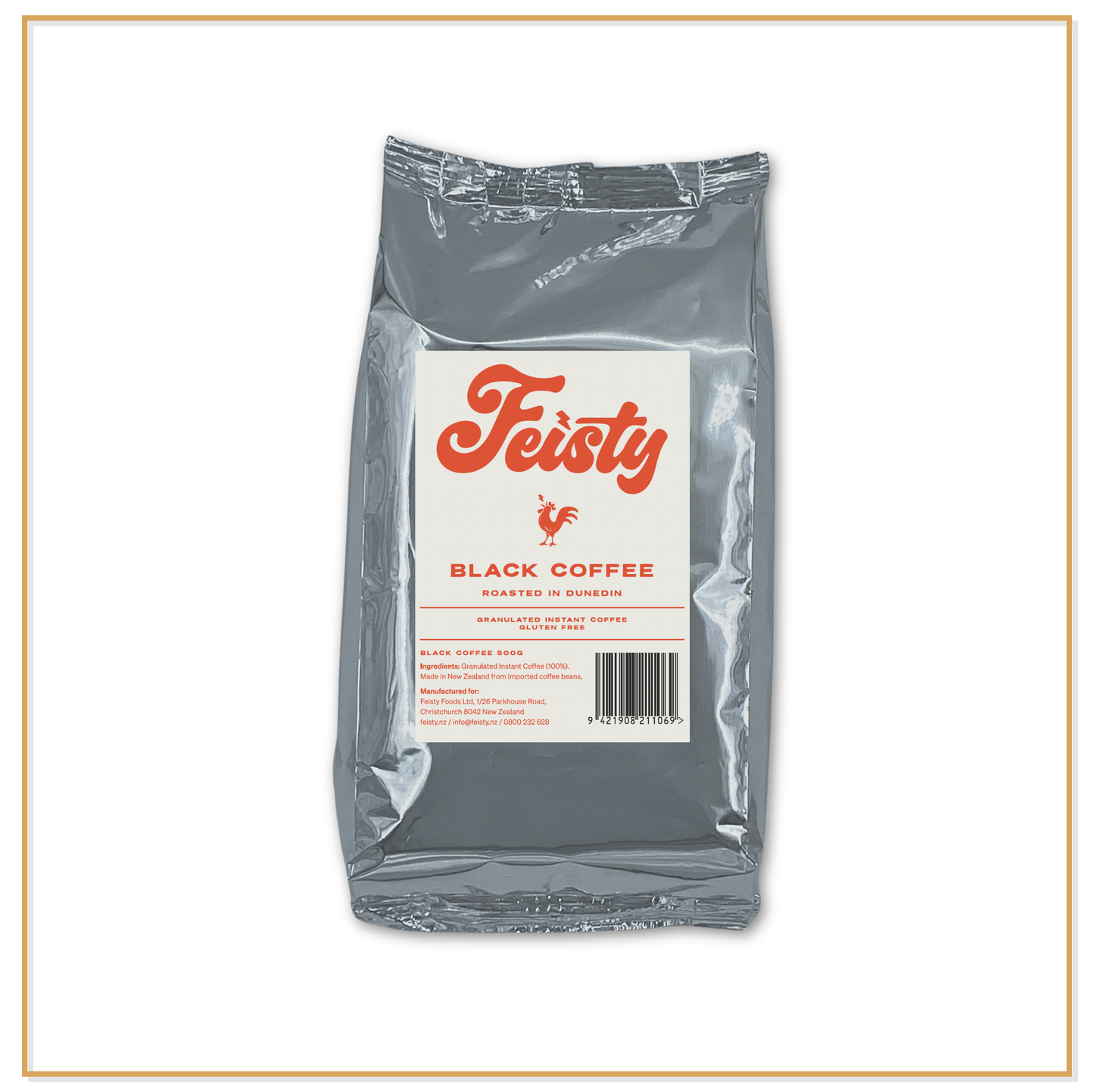 Feisty Black Coffee - 500g