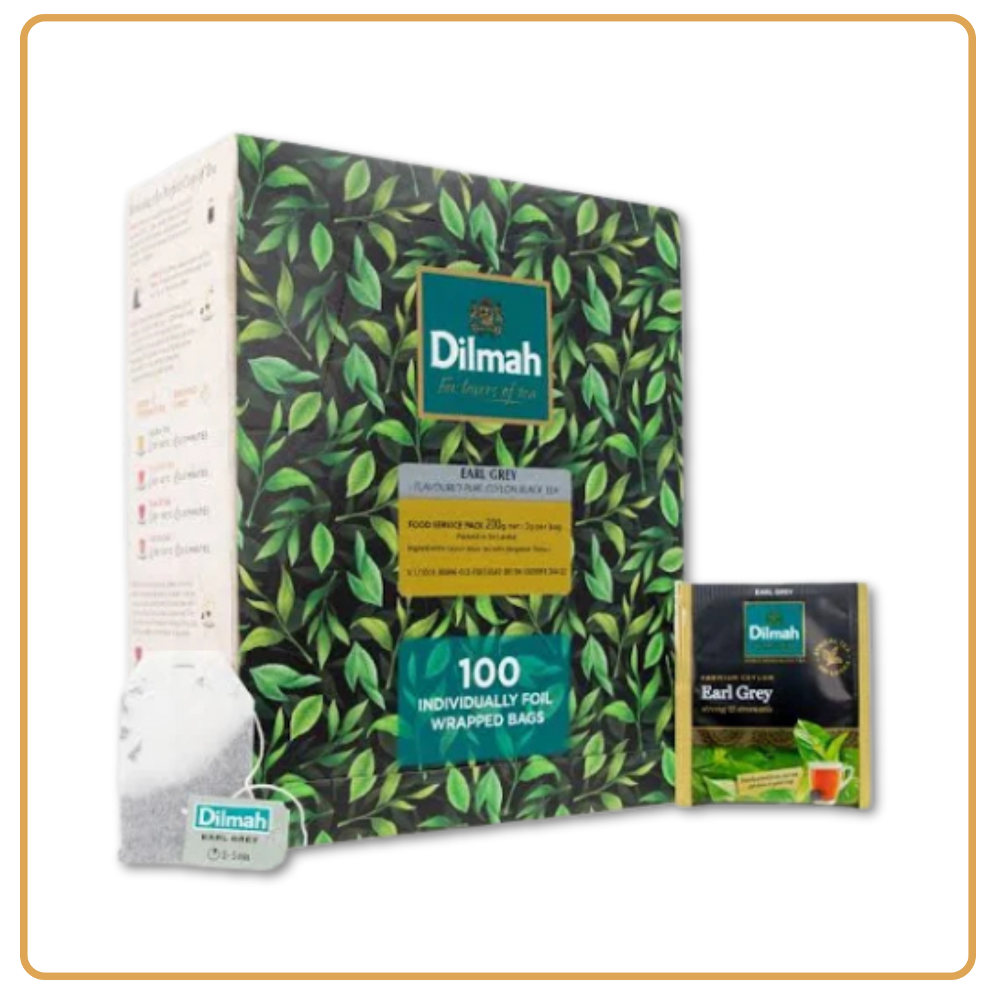 Gourmet Earl Grey Tea - 100 Enveloped Tea Bags