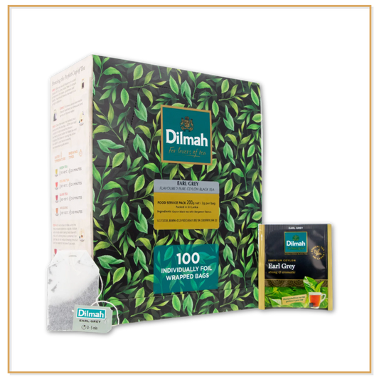 Gourmet Earl Grey Tea - 100 Enveloped Tea Bags