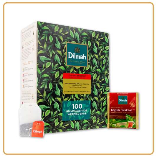Gourmet English Breakfast Tea - 100 Enveloped Tea Bags