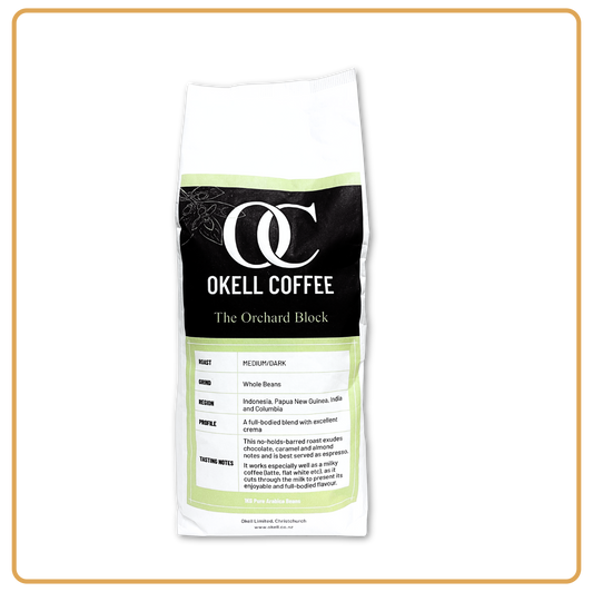 Okell Coffee Orchard Block Beans - 1kg